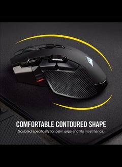 CORSAIR Ironclaw Rgb Wireless Rechargeable Gaming Mouse Black  - Image 3