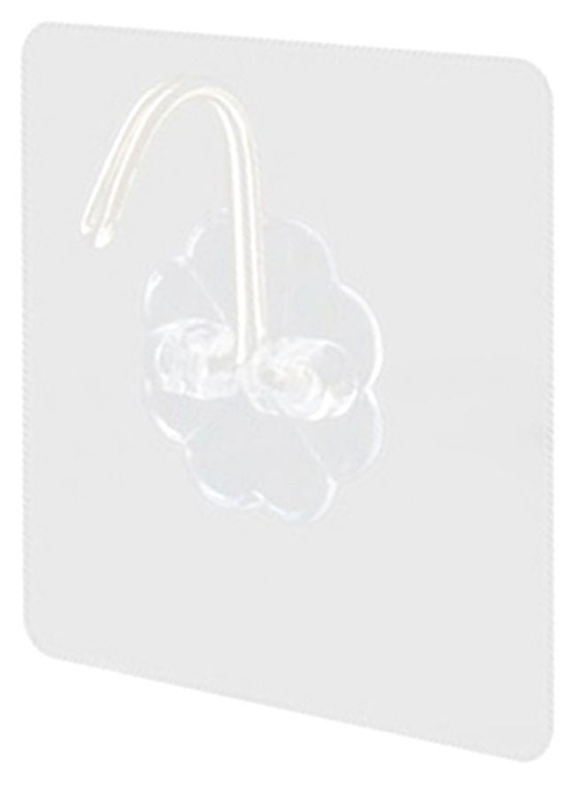 Multi-Purpose Bathroom Kitchen Hanger Hook Transparent