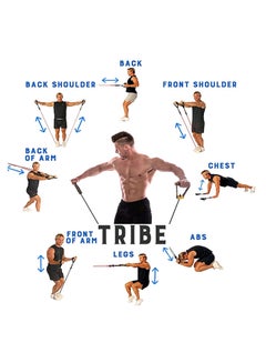 Generic Set Of 11 Exercise Fitness Resistance Bands Set  - Image 2