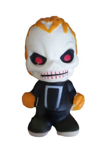 Sqeeze Squishy Ghost Rider Toy - Image 1