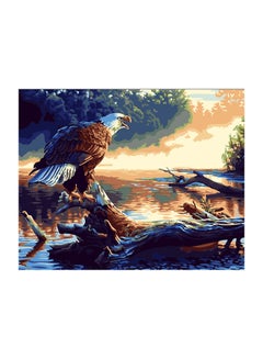LifeFull DIY Paint by Numbers for Adults & Kids, Eagle Hunter, Acrylic Wall Art for Home Office, Calming Relaxation Color by Number Activity Kit, Paint by Numbers Canvas for Beginners & Experts 40x50cm Colorful 40x50cm