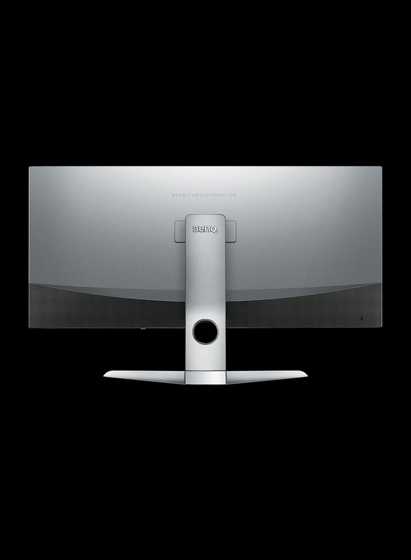 بين كيو شاشة منحنية مقاس 35 بوصة تردد 100 هيرتز بتقنية النطاق الديناميكي العالي/ USB-C/ تكنولوجيا حماية العين رمادي/أسود - Image 2