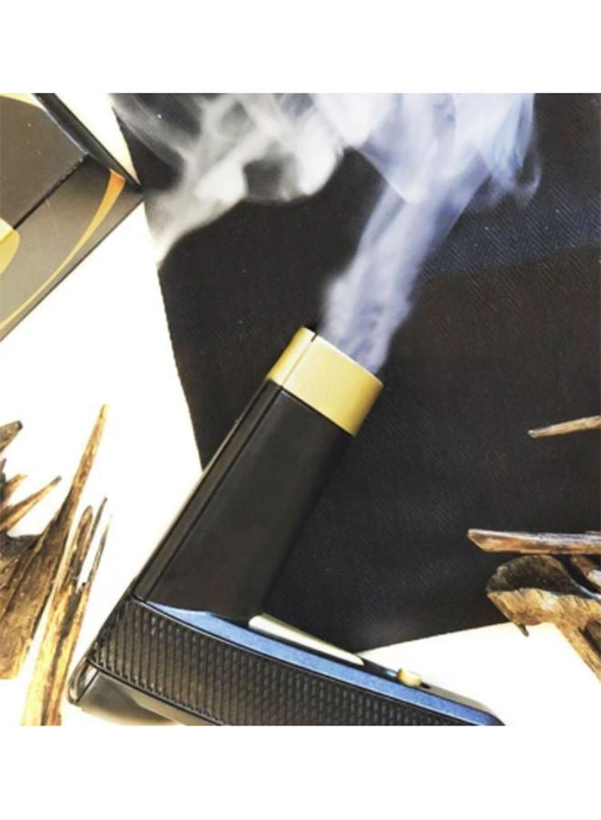 Bakhoor - Electric Mini USB Rechargeable Portable Handheld Incense Burner With Adapter And Fabric Bag Black 12x18cm - Image 1