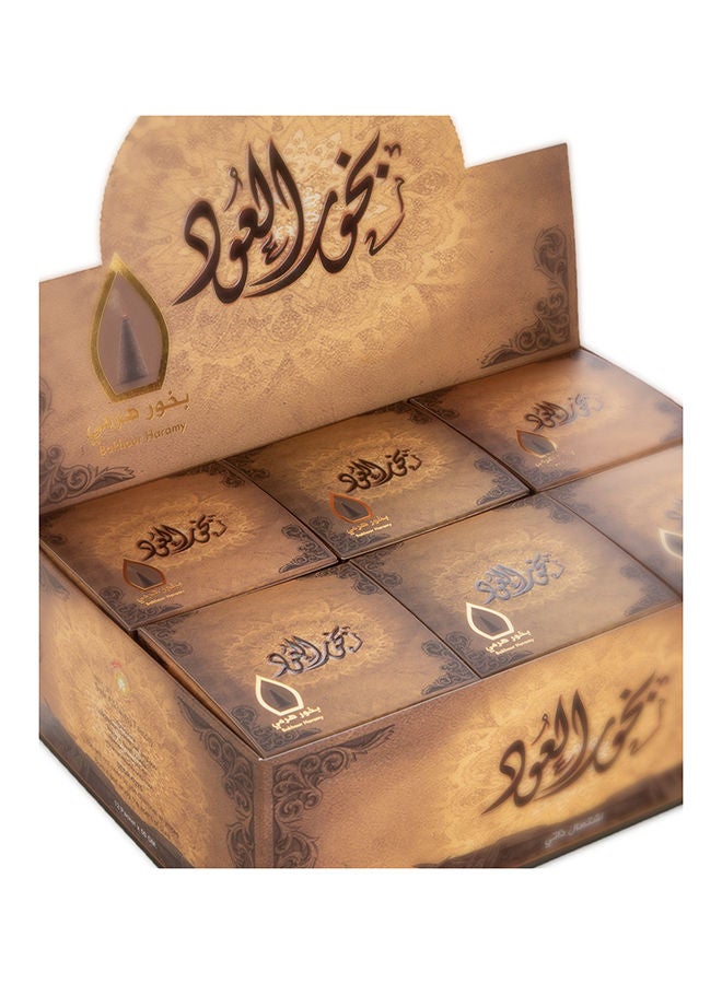 Sedr Al-Khaleej Perfumes - 12-Piece Al Oud Bakhour Haramy Incense 50grams - Image 1