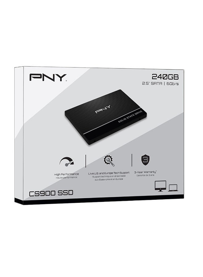 PNY Solid State Drive Wireless CS900 Series 240GB SSD PC  - Image 1