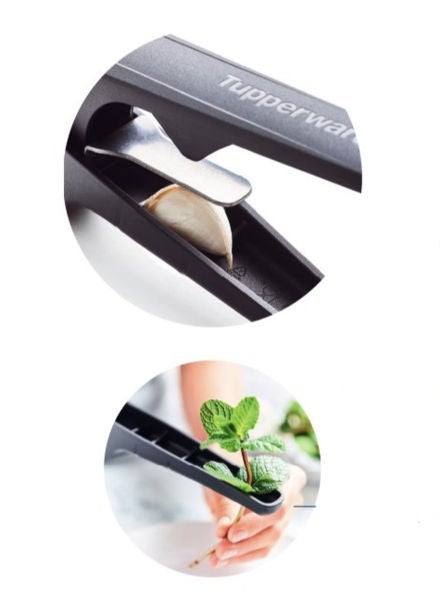 Tupperware - Garlic Press Tool Black - Image 1