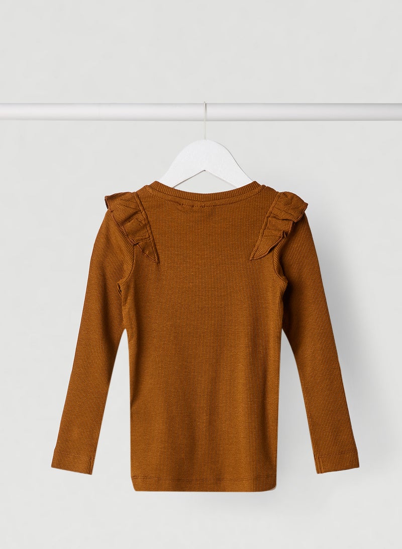 Knitted Long Sleeve Blouse Monks Robe