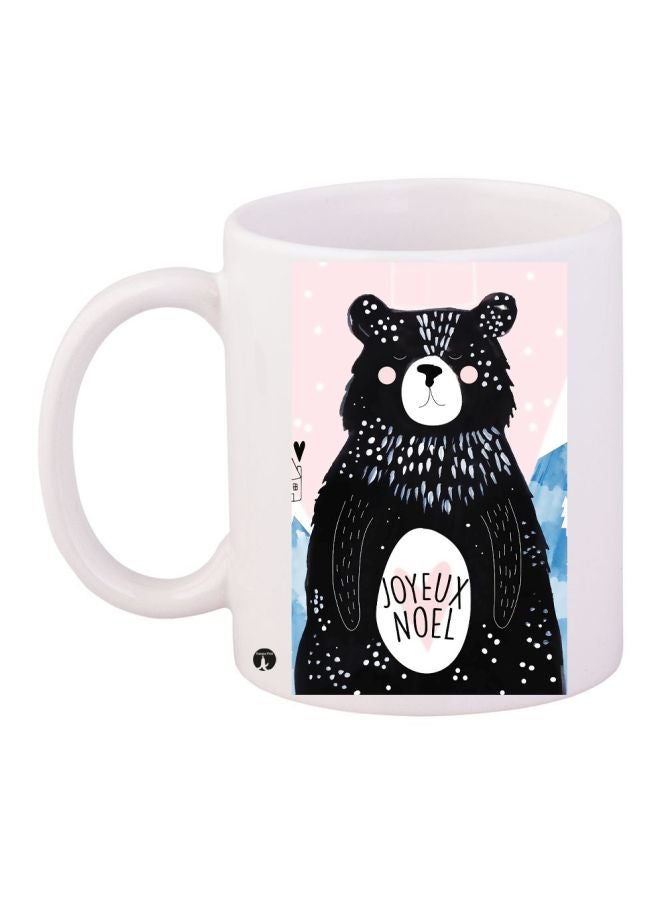 BP Printed Coffee Mug White/Black/Pink