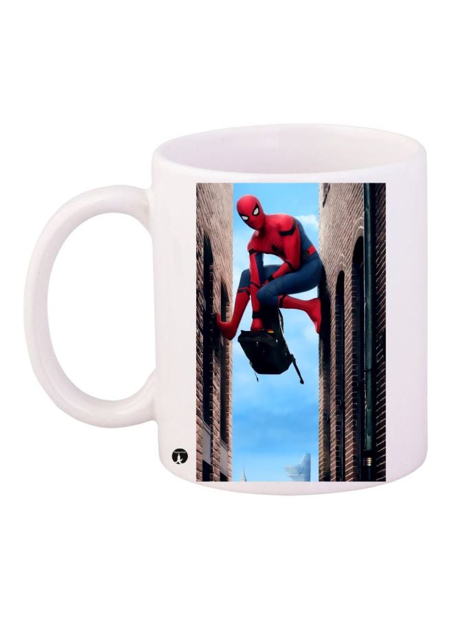 قدح قهوة - سبايدر مان أبيض/أزرق/أحمر