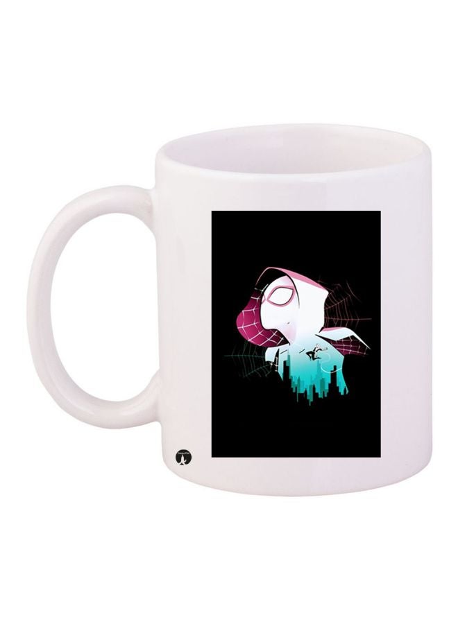 BP Spiderman Printed Coffee Mug White/Black/Blue