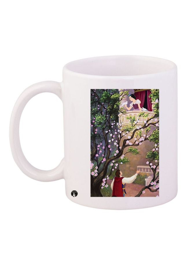 بي بي مج قهوة بطبعة شخصية كارتونية أبيض/أخضر/أحمر