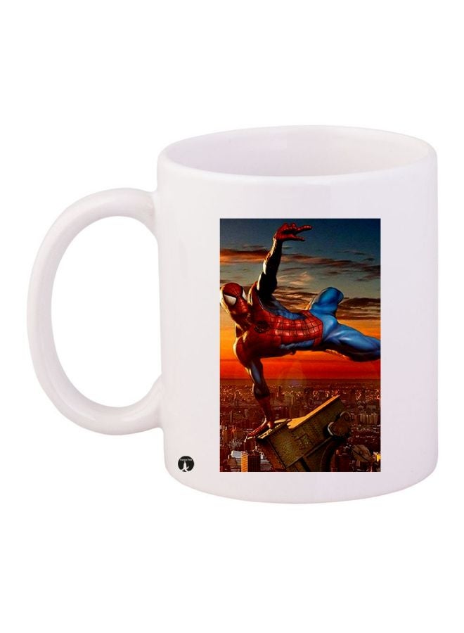 بي بي قدح قهوة - سبايدر مان أبيض/أزرق/أحمر