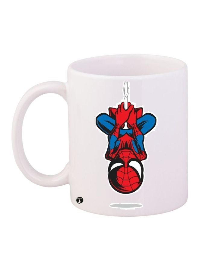BP Spiderman Printed Coffee Mug White/Red/Blue