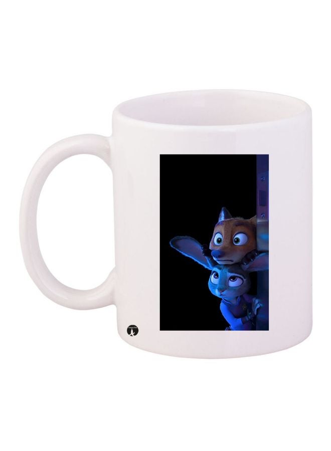 BP Anime Printed Coffee Mug White/Black/Blue