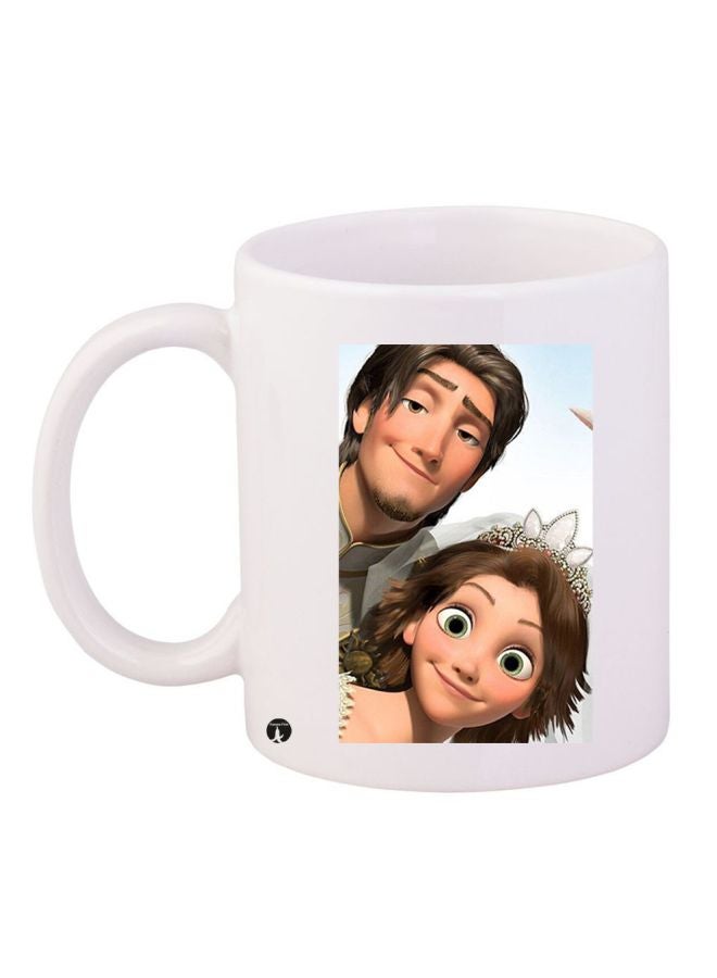 BP Tangled Printed Coffee Mug White/Beige/Brown