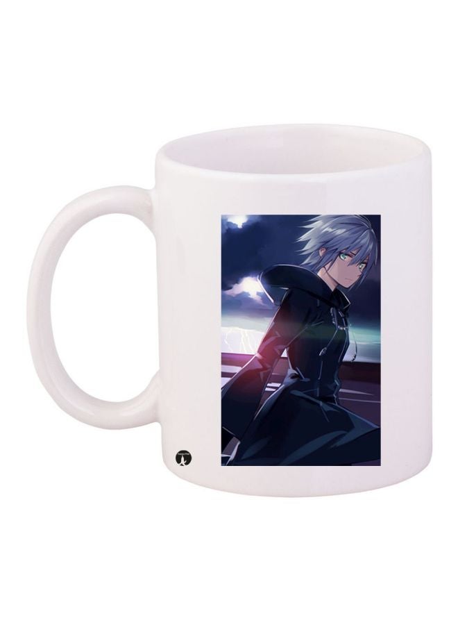 BP Anime Printed Coffee Mug White/Black/Grey