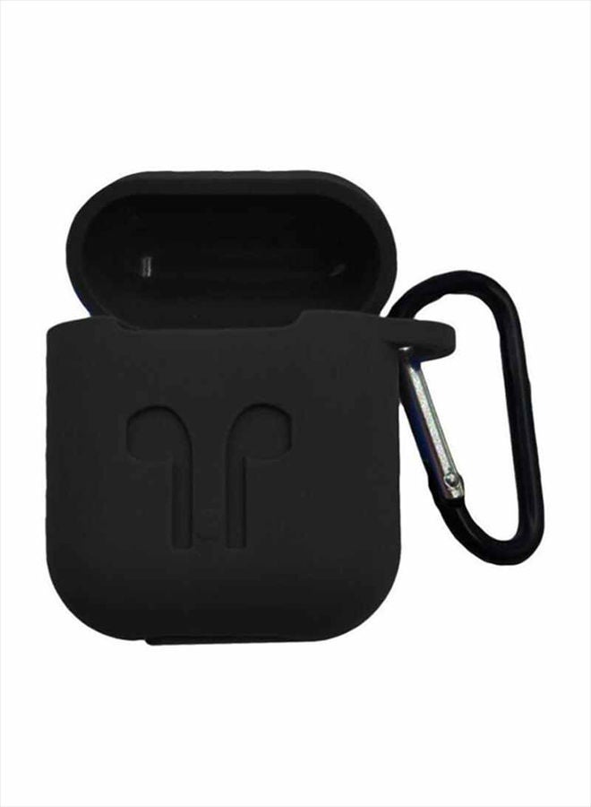 Charging Case Cover For Apple AirPods Black  - Image 3