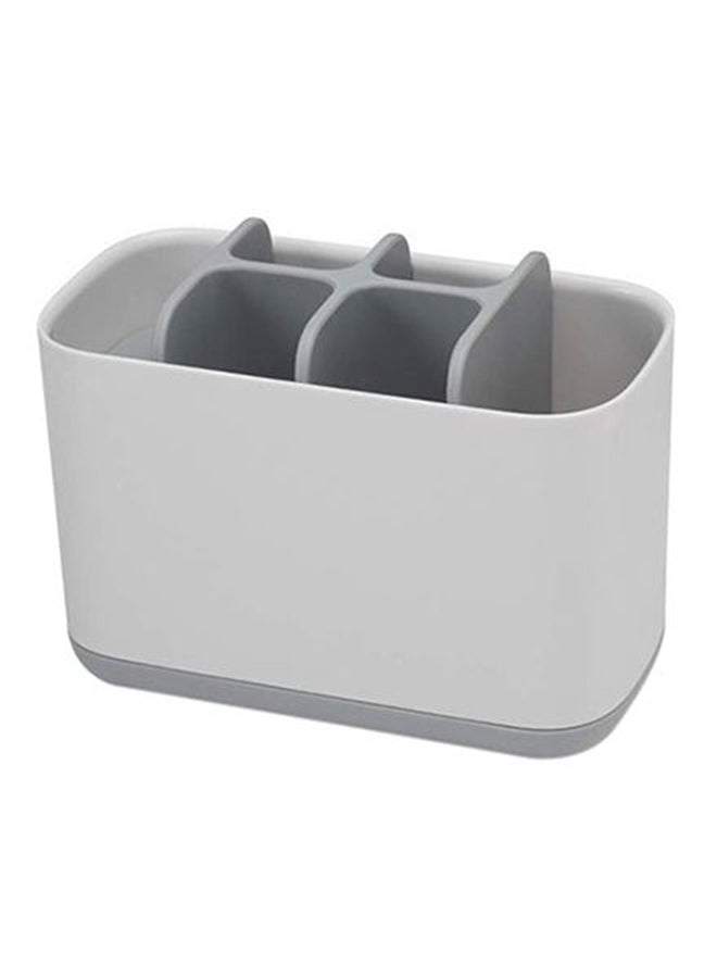 Joseph Joseph Easy Store Toothbrush Holder White/Grey  - Image 1