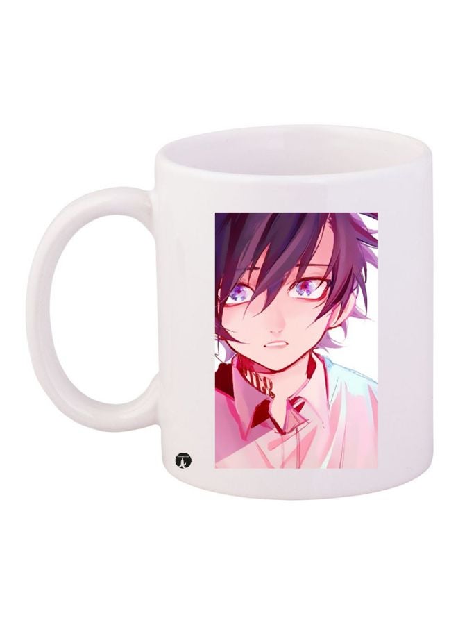 BP Boy Printed Coffee Mug White/Pink/Purple