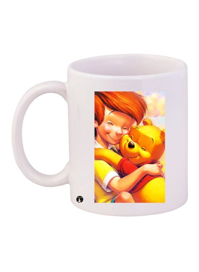 BP Winnie The Pooh Printed Coffee Mug White/Yellow/Red