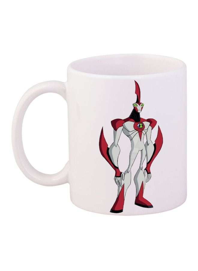 Ben 10 Printed Coffee Mug White/Red/Black