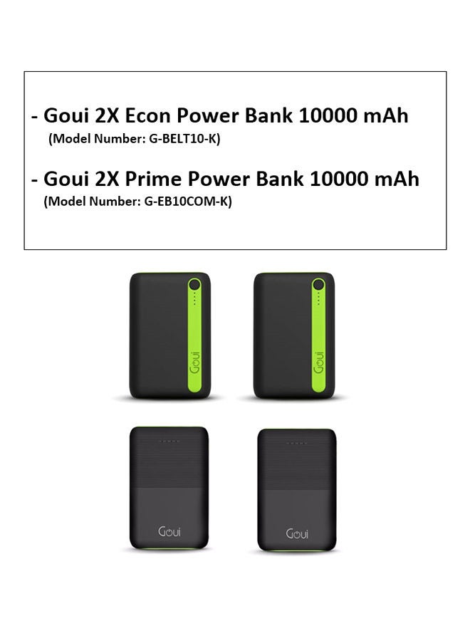 جوي طقم باور بنك من 4 قطع أسود/أخضر - Image 2