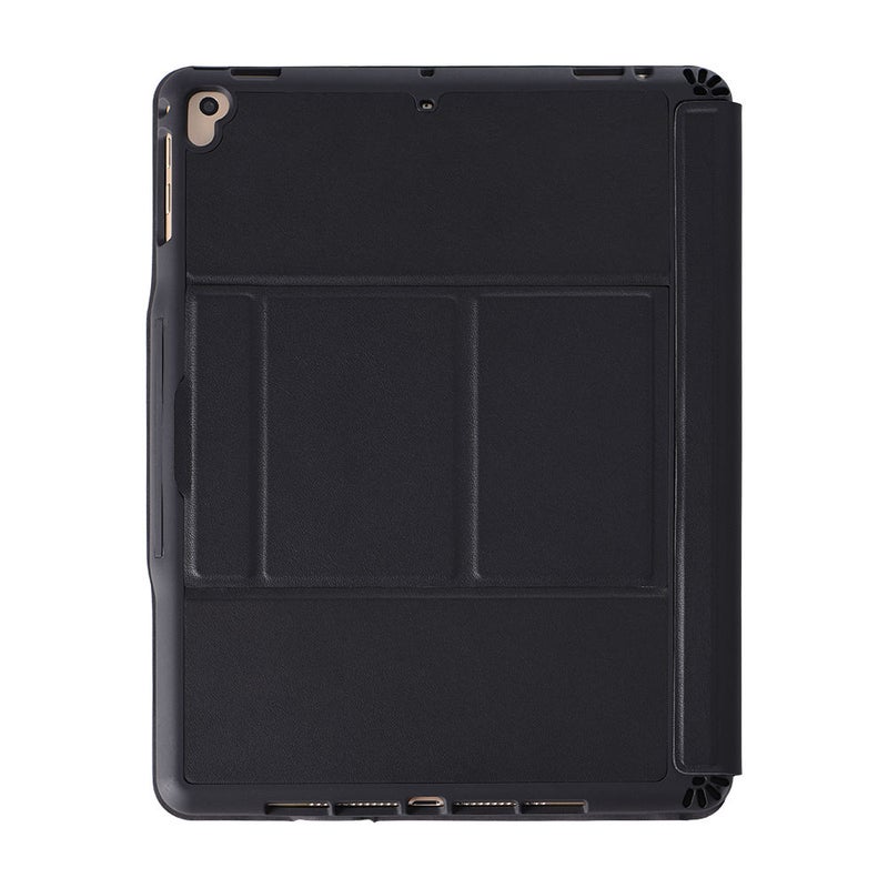 Wireless Bluetooth Keyboard Touch Pad with Apple Pencil Holder for iPad Air 2 - English Black