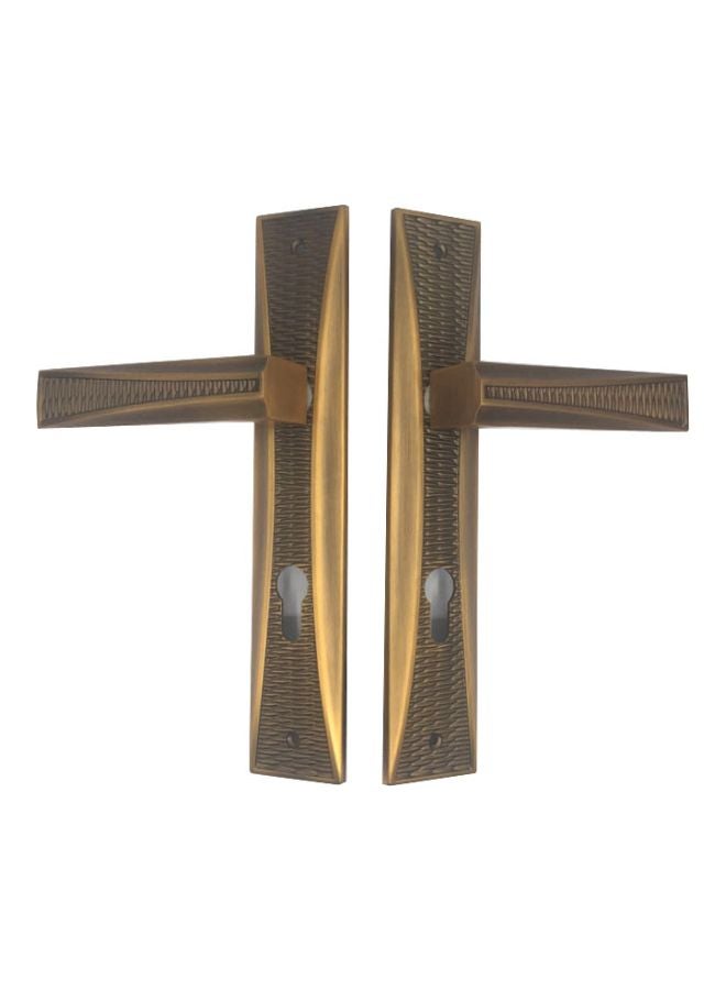 ميغو قفل لمقبض الباب بني - Image 1