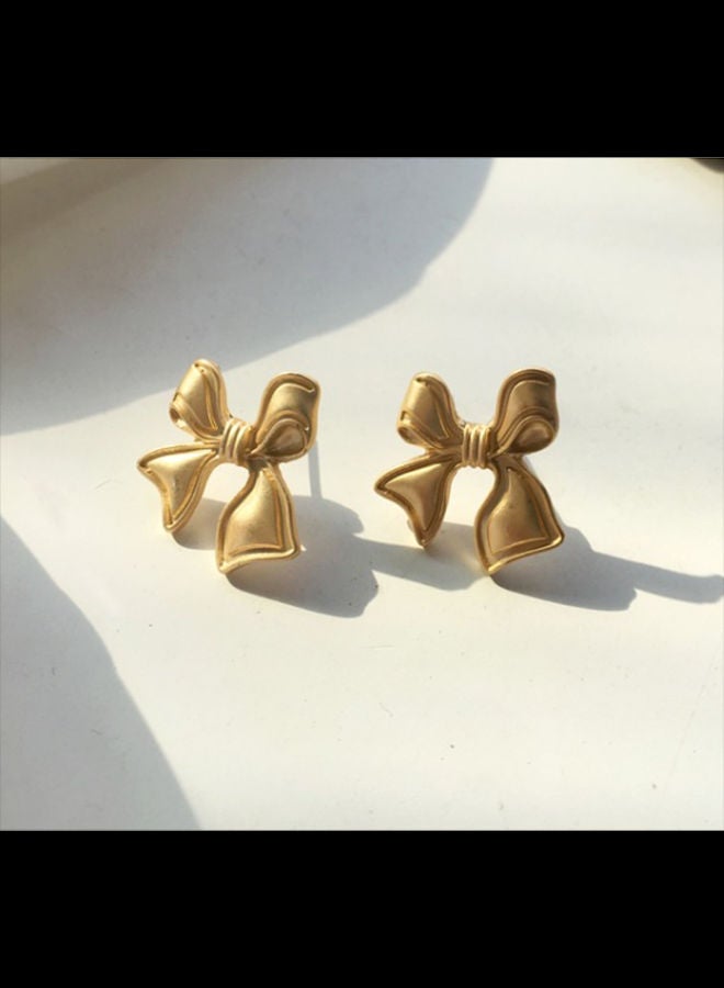 J&J - Bow Design Earrings - Image 1