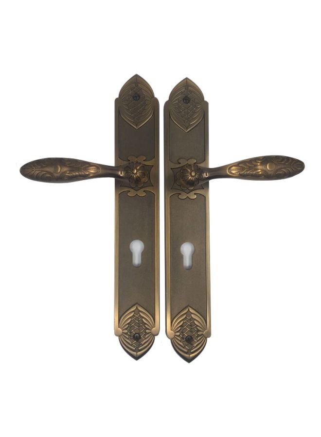 ميغو قفل لمقبض الباب بني - Image 2