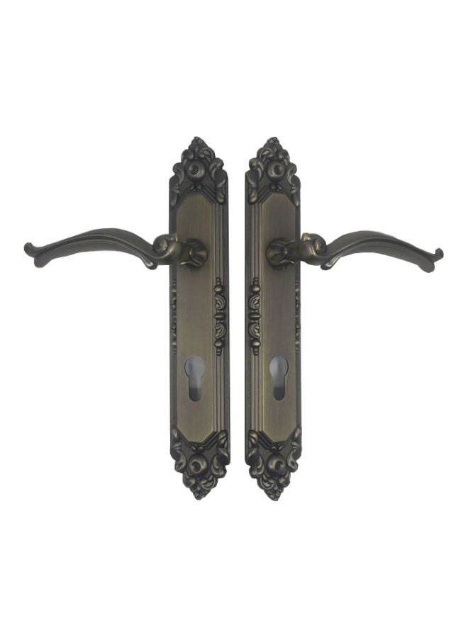 ميغو مقبض باب مصنوع من الزنك فضي 85مم - Image 1