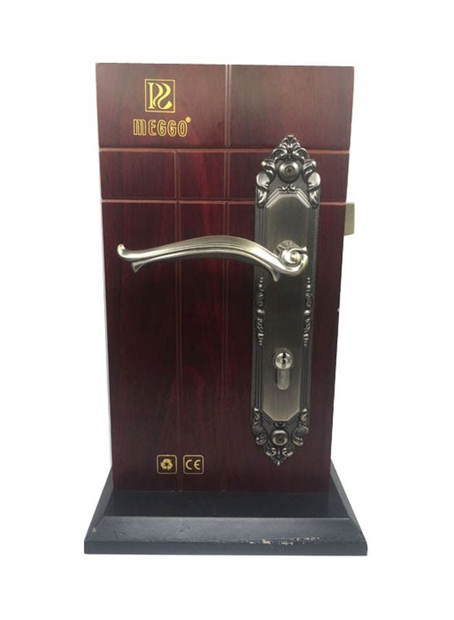 ميغو مقبض باب مصنوع من الزنك فضي 85مم - Image 2