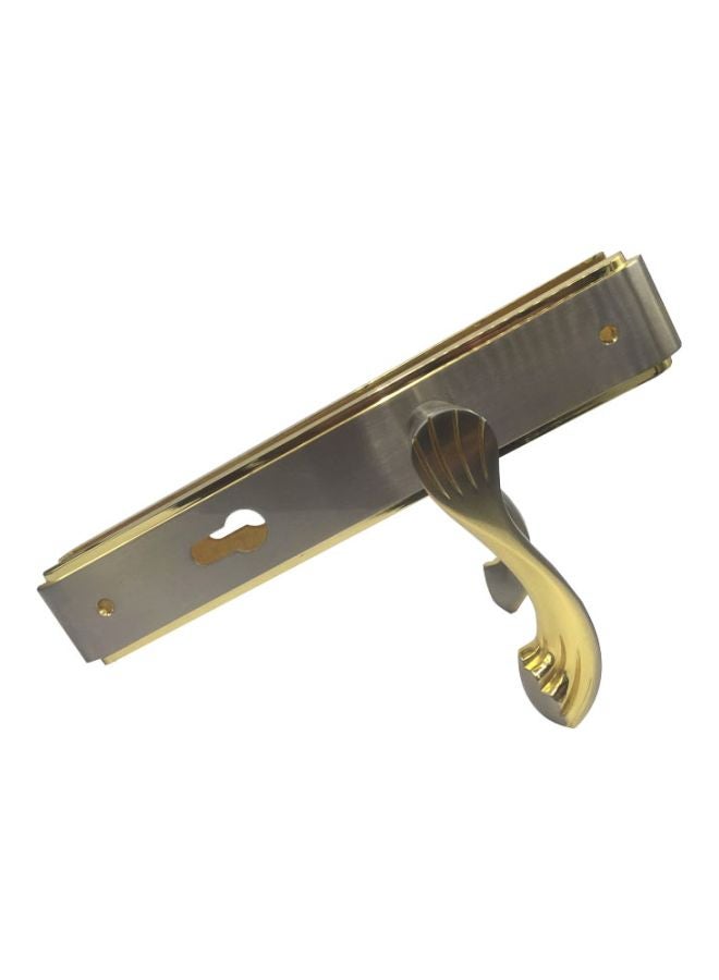 ميغو مقبض باب مصنوع من الزنك ذهبي/فضي - Image 1