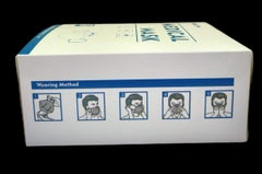 MIUTON 20-Piece 5 Layers Medical Mask With Nose Support Set white 10cm  - Image 4