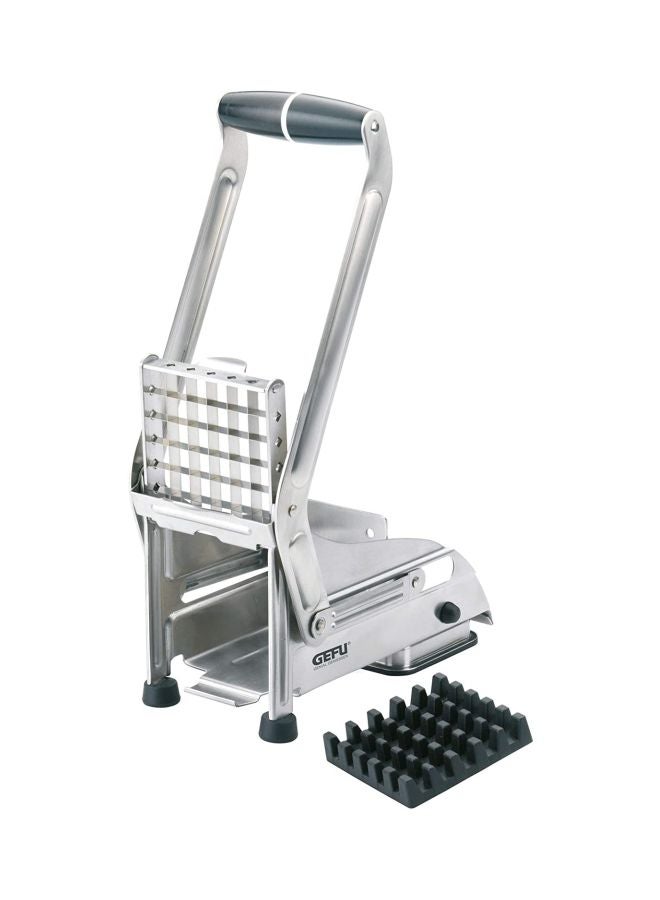 غيفو قطّاعة خضراوات وبطاطس مقلية أسود/ فضي 9x3x4.5بوصة - Image 1