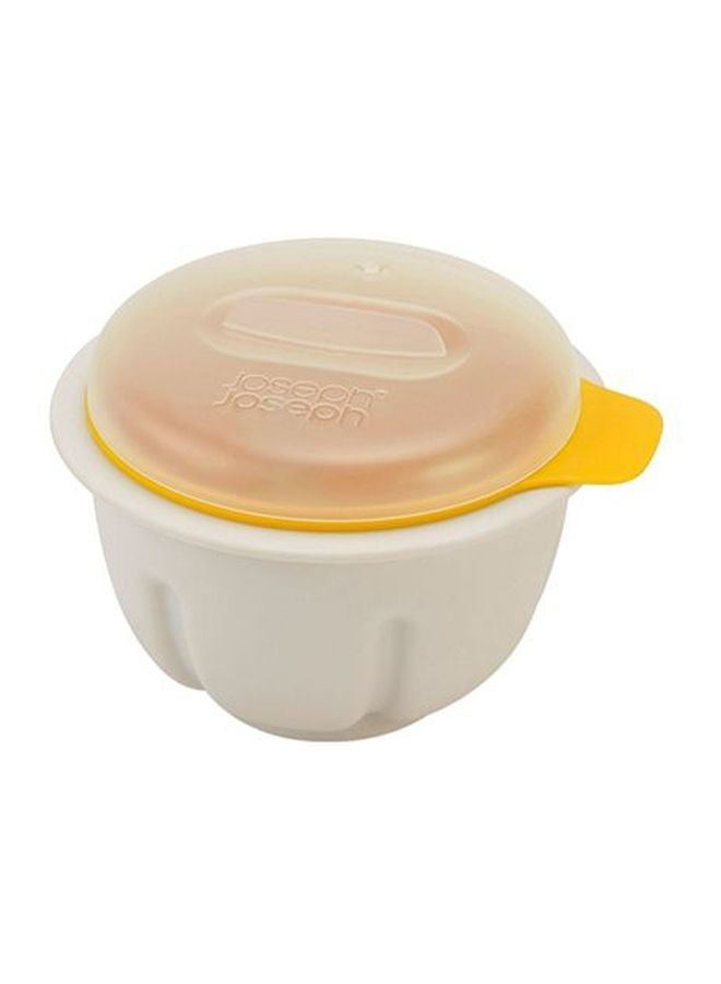 M-Cuisine Egg Poacher White/Yellow/Clear 8.5x11.7x10cm - v1605872895/N42292370A_1