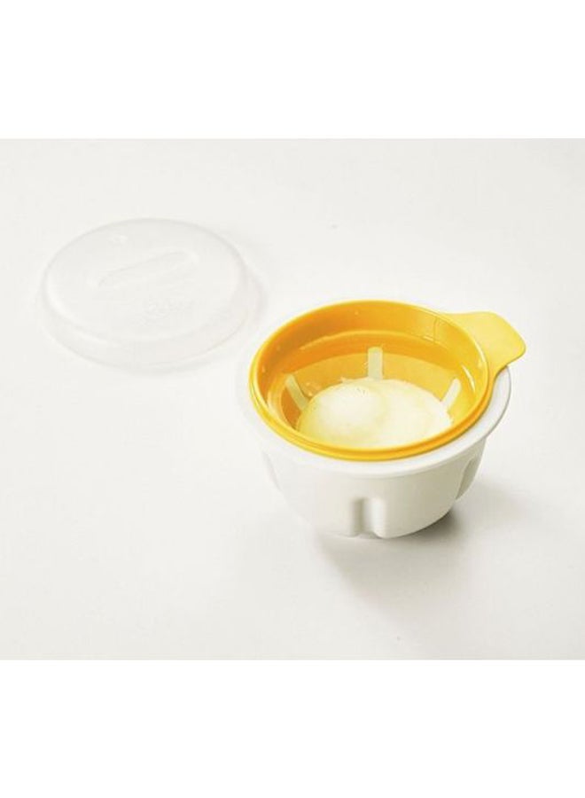 Joseph Joseph - M-Cuisine Egg Poacher White/Yellow/Clear 8.5x11.7x10cm - Image 1