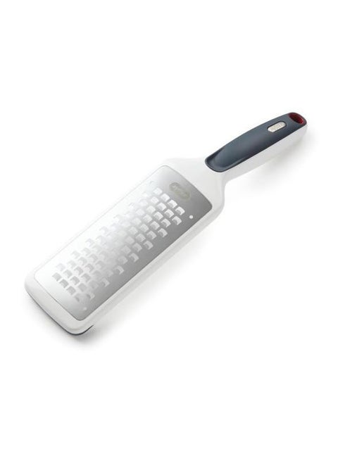 Fine Grater With Handle Grey/White/Black 28x7cm