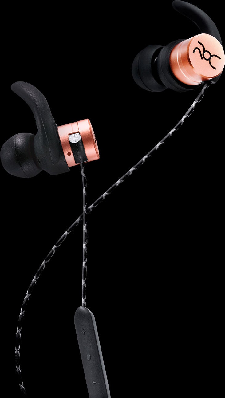 روك سماعة إيربادز لاسلكية رياضية موديل II النحاسي/الأسود - Image 3