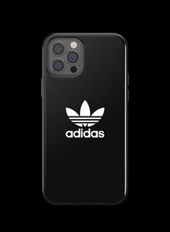 Adidas Logo Printed Protective Case Cover For Apple iPhone 12 / 12 Pro Black  - Image 1