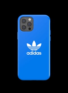 Adidas Logo Printed Protective Case Cover For Apple iPhone 12 / 12 Pro Bluebird  - Image 1