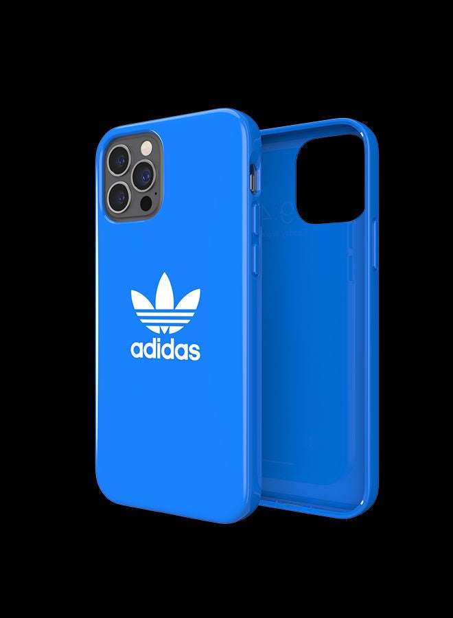 اديداس غطاء حماية بطبعة شعار لهواتف أبل آيفون 12 و12 برو بلوبيرد - Image 2