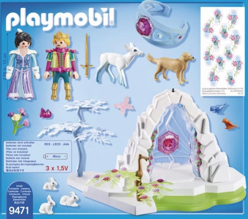 PLAY MOBILE - Magic Crystal Gate To The Winter World Figures Playset 28x18x16cm - Image 1