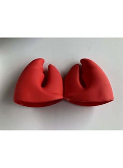 Generic Pack Of 2 Silicone Pot Pincher Red 2cm  - Image 3