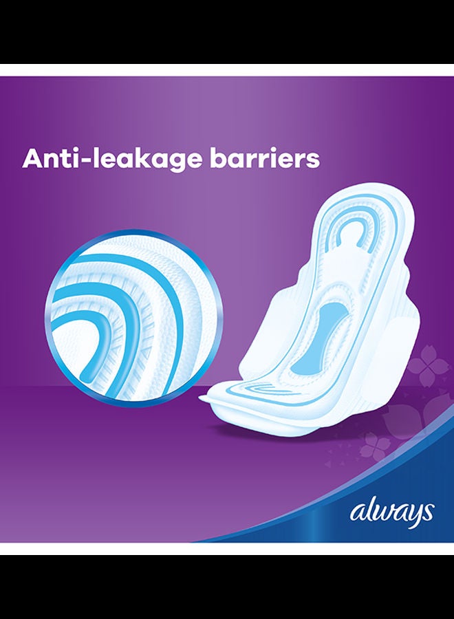 Always - Dry And Comfort Sanitary Pads Large, 50 Count, Pack of 2 White 508.9grams - Image 1