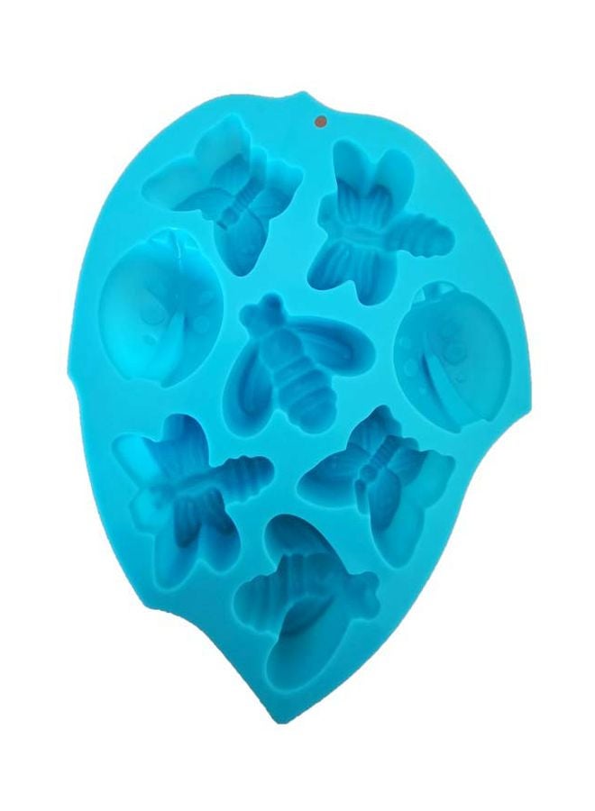 asmat 8-Cavity 3D Insect Design Mould Blue 28x21cm  - Image 3
