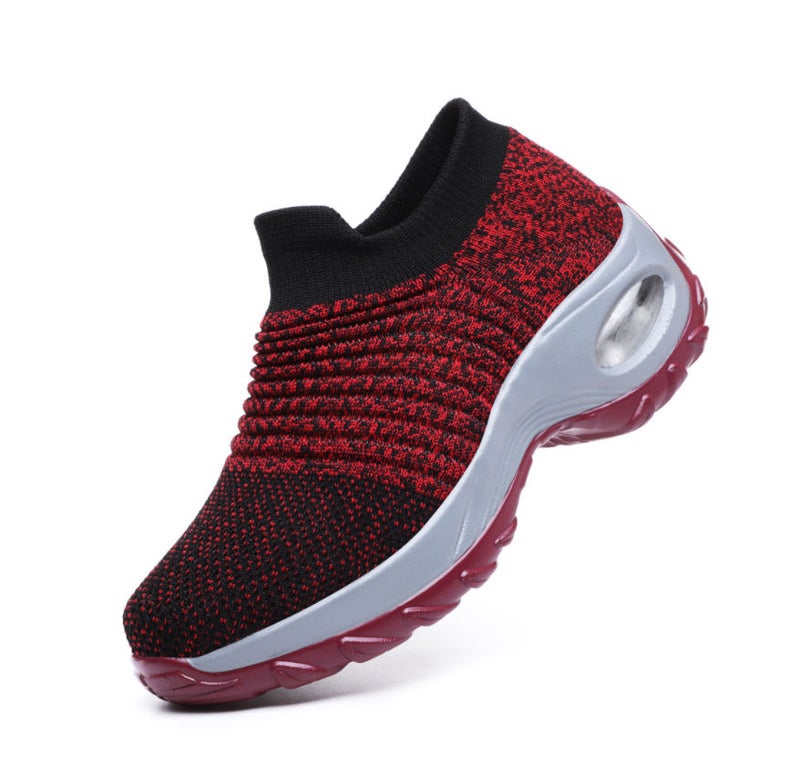 Beauenty Anti Slip Outdoor Casual Socks Shoes Red - Image 2