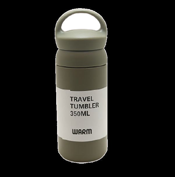 Vacuum Thermal Stainless Steel Travel Tumbler Beige 4.5x4.5x22cm  - Image 1