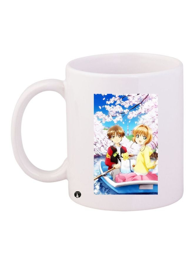 BP Friends Printed Coffee Mug White/Blue/Pink