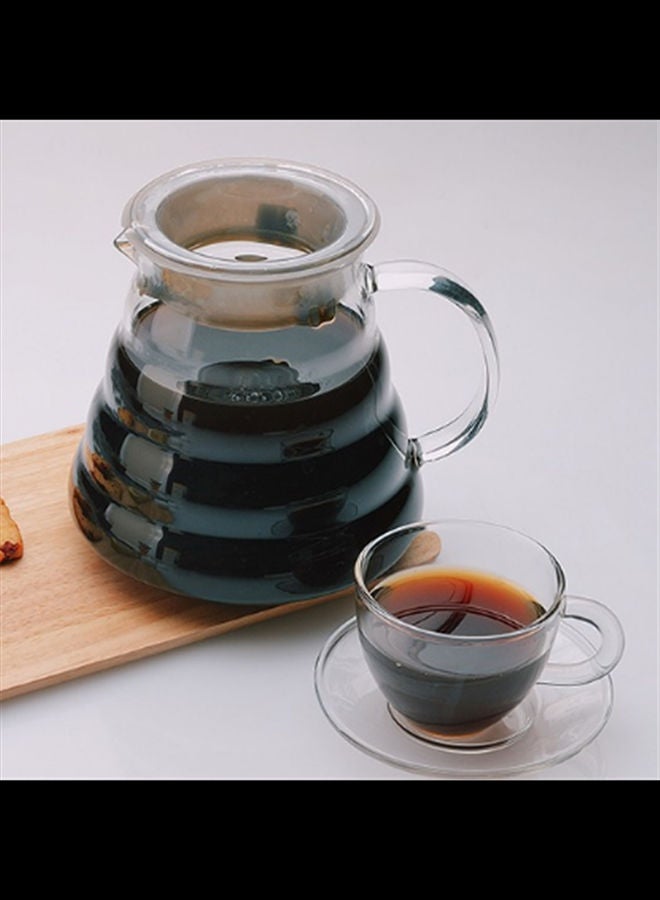 Lucky Heat Resistant Coffee Pot Clear 650ml  - Image 2